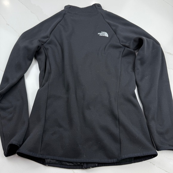 The North Face Womens Medium Arcata Jacket Black Asymmetrical‎ Full Zip - Picture 3 of 11